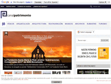 Tablet Screenshot of canalpatrimonio.com